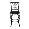 chairs modern steel Modern fashionable bar furniture 32 inches black iron bar  chair backrest stool