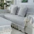 Import Charmcci 600212 Elegant sofa cover cotton set non-slip cushion headrest living room 3 places 3pcs nylon 3 seater dog protector from China