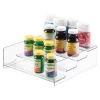 Cheap 4 Level Storage Acrylic Spice Rack Organizer For Kitchen Pantry