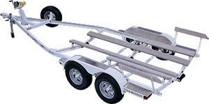 Cheap Large Double Axles Aluminum Jet Boat Trailers For Sale