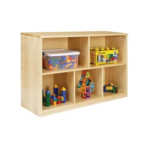 Cheap price baby furniture wood used daycare furniture for sale storage toy shelf