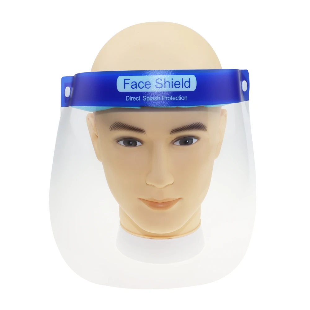 Cheap Price Disposable Clear Face Shield  Adult Plastic Protective Transparent Faceshield Anti fog Face Shields  for hospital