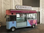 Cheap price good quality mobile pizza food cart for snack machine