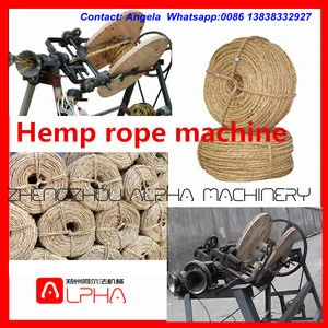 Cheap price grass hemp straw rope knitting machine
