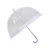 Import Cheap Price Promotion Gift Transparent Clear PVC Straight Umbrella Dome Shape Custom Printing Advertising Rain Umbrella from China
