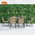 Import Cheap Price Simple Outdoor Garden Metal Dining Furniture Set from China
