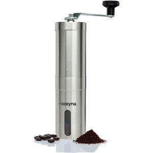 Cheap stainless steel hand crank coffee grinder mill in top quality