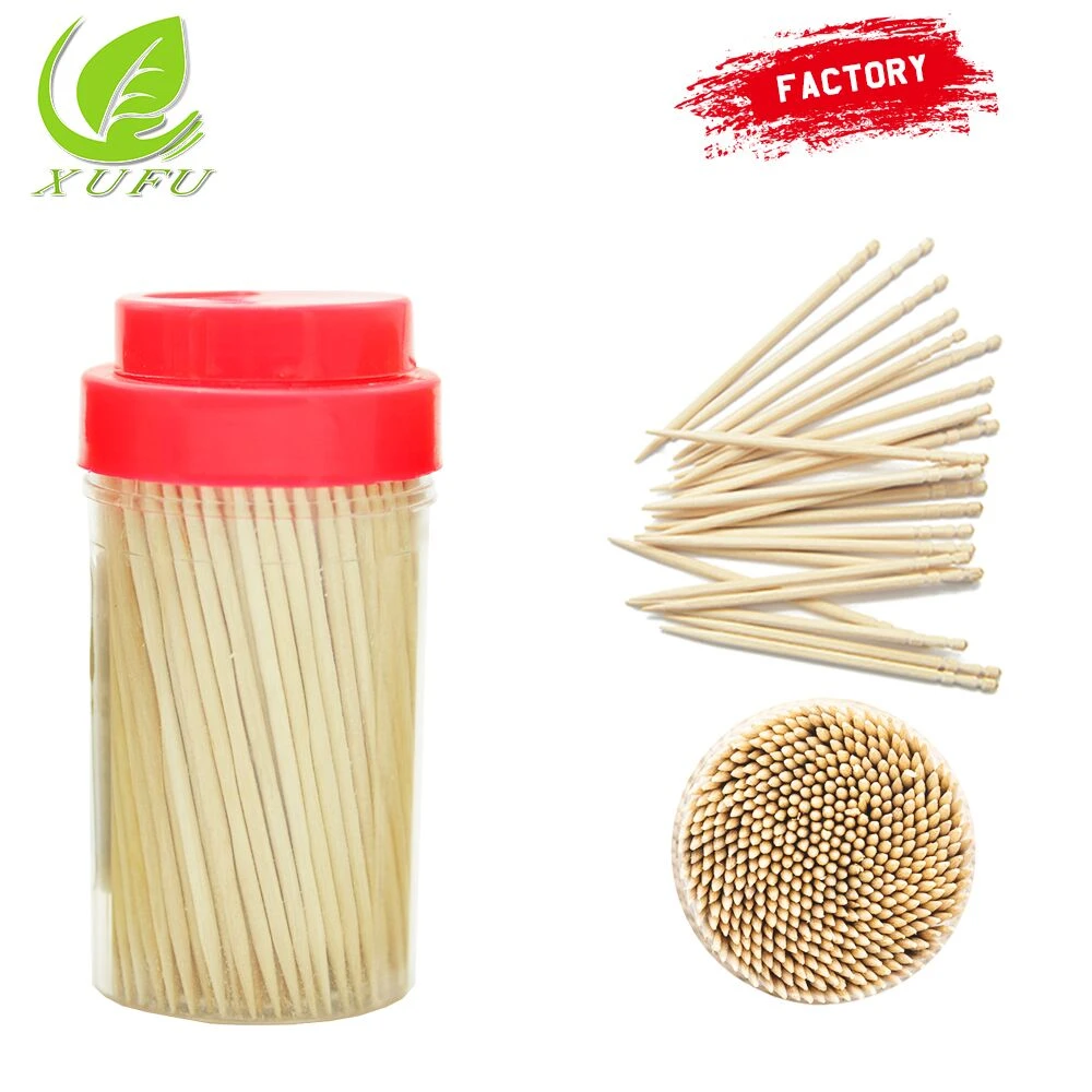 China factory 2.0/2.2*65mm disposable wooden bamboo toothpick box