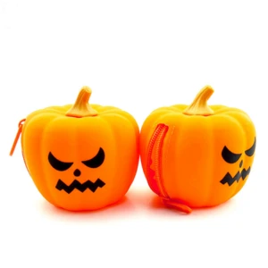 China factory directly supply new style Silicone Pumpkin Coin Purse
