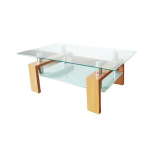 China High End Elegant Modern Cheap New Small Outdoor Used Side Glass Coffee Table For Sale CT008