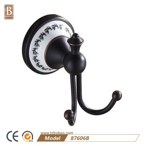 China Manufacture Factory Price Black Ancient Wall Mouted Towel Ring