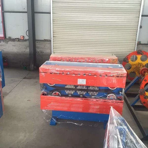 China manufacturer wholesale automatic 11kw red and blue plastic haul off machine