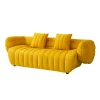 China modern jute upholstery 3 seater sofa bed set furniture velvet fabric sofa set living room furniture