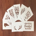 China OEM Costom Educational drawing PP Plastic paper Stencil