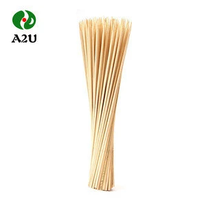 China Personalized Disposable Natural Bamboo Barbeque Large Skewers BBQ