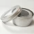 China Supplier 30g 50g 60g 100g empty gold aluminum jar, 1oz 2oz 4oz 8oz black round empty acrylic cosmetic jar