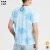Import China supplier wholesale clothing blue casual cotton tie dye t shirt from China