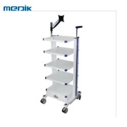 China Suppliers Used Mobile Hospital Medical Endoscope Cart Trolley 4 Layers