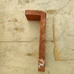Clay red brick Red brick corner Red brick slab leather corner