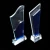 Import Clear and blue color Acrylic Trophy Engraving craft with Logo Custom Made Crystal Acrylic Award from China