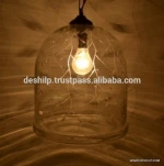 Clear Glass Hanging Lamp Shades For Home Decorative