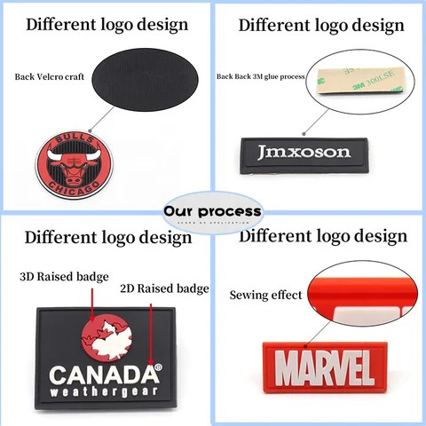 Buy Clothing Labels Accessories Maker Custom Logo Clear Soft Pvc Rubber ...
