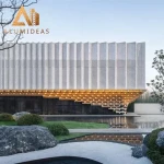 CNC Laser Cut Aluminium Cladding Panels Morden Design Building Cladding Application