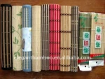 colored bamboo sushi mat/sushi tools