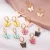 Import Colorful Acrylic Butterfly Drop Earrings for Women Alloy Dangle Jewelry from China