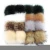Import colorful Factory wholesale fake fox fur pompom or faux raccoon fur pom pom ball with snap from China