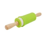 Colorful Mini Rolling Pin Wood Handles Silicone Rolling Pin