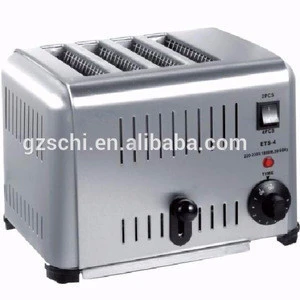 Commercial electric 4 slice pop up toaster automatic breakfast machine toaster