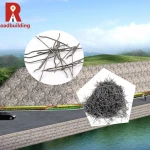Concrete Fiber Chopped Strands Advantages Stainless Reinforced Concrete Calculation End Hook Type Steel Fiber