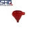 Import Conical Filler food grade kitchen flexible collapsible portable mini silicone foldable funnel from China