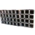 Import Construction Building Materials Black Rectangular Iron Pipe 40x60 Galvanized Rectangular Steel Pipe from China