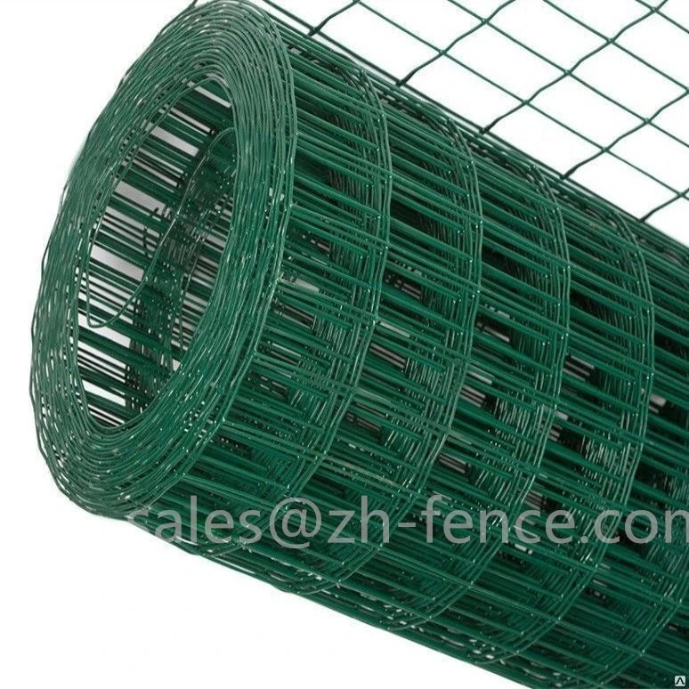 Construction iron wire mesh with Plastic coated 50x50x1.9mm roll 2x30m