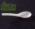 Import Cornstarch unbleached 170mm long disposable spoon/ biodegradable spoon/ yogurt spoon from China