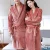Import Couples Nightgown Flannel Pajamas Male Female Couples Bathrobe Thick Coral Fleece Nightgown from China