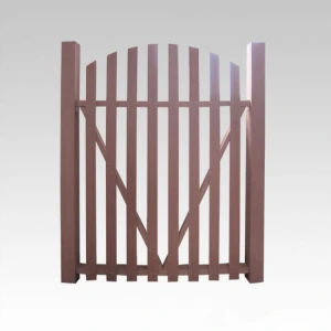 Crack-resistant sanding moulded garden wood plastic composite fence