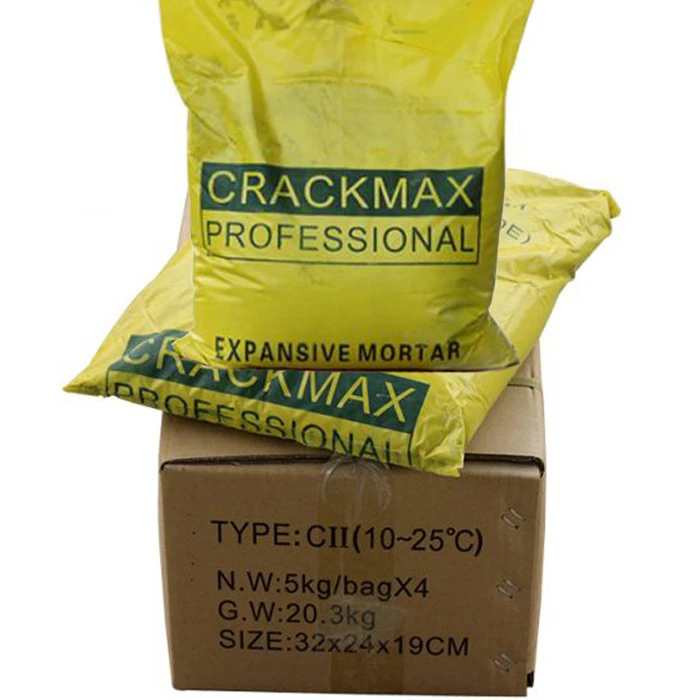 CRACKMAX Soundless Cracking Agent ( SCA ) explosives stones demolition agent  Expansive mortar