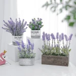 Crafts Decoration Artificial Plants Bonsai Small Tree Pot Plants Flowers Potted Ornaments For Home Decoration  desktop Hotel