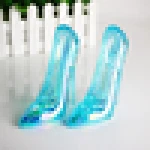 Creative design fantastic clear shoe shape home decoration for restaurant, library and retail store