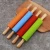 Import Creative Silicone Rolling Pin Wooden Handle Rolling Tool Flour Stick Dough Rolling Stick from China