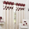 curtain for the living room polyester home curtains embroidery blackout