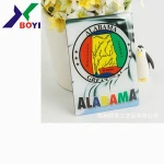 Custom 3d tourist souvenirs travel shop gifts Reservation Service Paper Advertising Fridge Magnet
