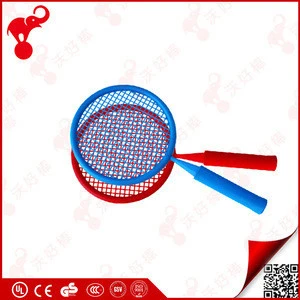 Custom design hot sale 2017 sports toy plastic kids badminton racket