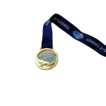 Custom Design Your Own Blank Zinc Alloy 2D&3D Gold Metal  Sport Medal Ribbon Medal