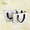 Custom Different Sizes Kraft Shopping Paper Bags With Nylon Ribbon Handle