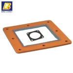 custom fabrication services of gaskets,molded processing as 3D drawings gaskets,black 70 shore A klingerite gasket