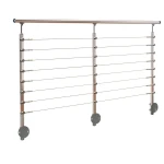 Custom  Factory Cheap Price  Quick Installation Railing Stainless Steel Handrail Stainless balustrades  balaustradas
